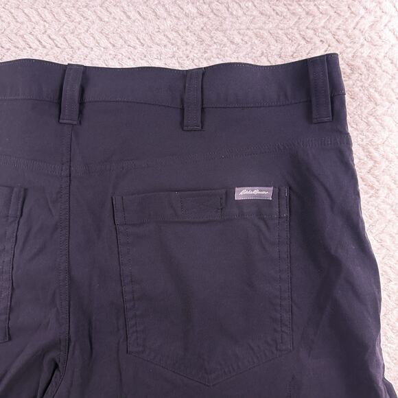 Eddie Bauer Convertible Tech Pants Shorts Men's 40 X 30 Black Lightweight Hiking - Picture 11 of 12